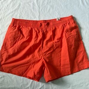 Zara Coral Swim Shorts Size XL